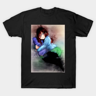 Nakano Miku Anime Watercolor T-Shirt